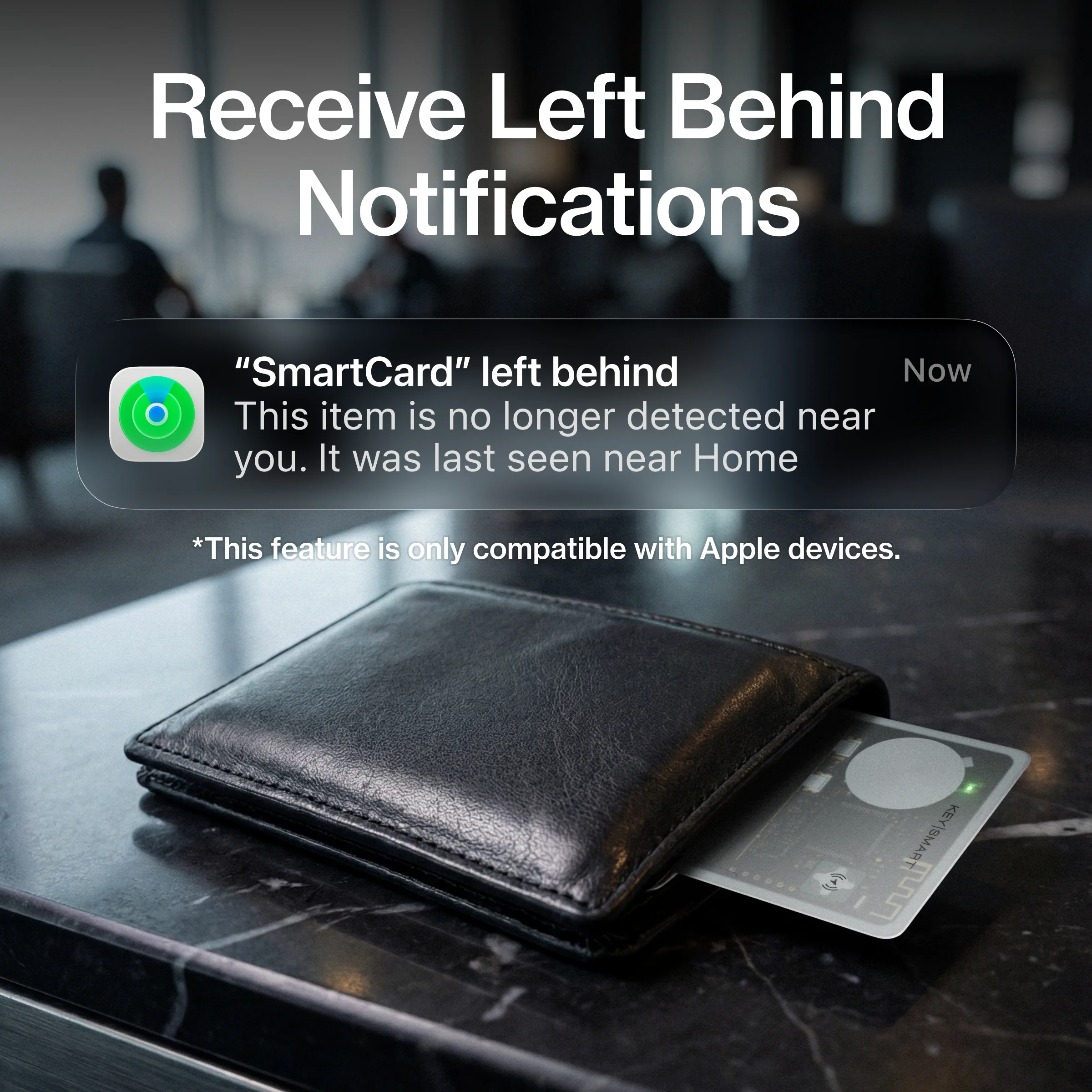 SmartCard Ghost (Gen 3) | Works With Apple Find My & Android Find Hub | Wireless Charging - Image 8